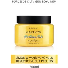 Maddow Cosmetics Body Scrub Limon & Vanilya Kokulu Nemlendirici Besleyici Vücut Peelingi