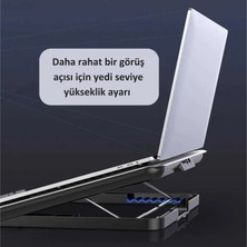 World Of The World Icecoorel Alimünyum Hız Ayarlı Notebook Soğutucu Ergonomik Stand