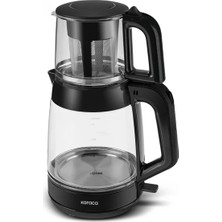 Karaca 2 In 1 Cam Çay Makinesi ve Kettle XL