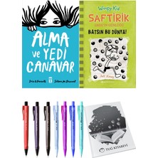 Saftirik 8 Batsın Bu Dünya! ve Alma ve Yedi Canavar 2'li Set - Kalem
