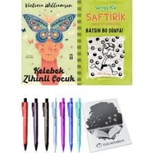 Saftirik 8 Batsın Bu Dünya! ve Kelebek Zihinli Çocuk 2'li Set - Kalem