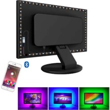 World Of The World Tv Arkası Bluetooth Rgb USB LED Şerit Aydınlatma 16 Renk