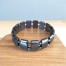 Hematit Bileklik Doğal Taş Bileklik Büyük Boy Ağır Kaliteli Hematit Bileklik