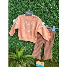 Kalp Desenli Alt Üst Takım