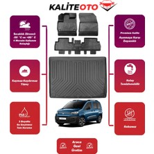 Fiat Doblo 2023 Model Bagaj Havuzu+4d Araca Özel Havuzlu Paspas Takımıı Prqx