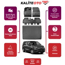 Toyota Proace City 2024 Model Bagaj Havuzu+4d Araca Özel Havuzlu Paspas Takımıı Prqx