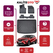 Renault Captur 2024 Model Üst Bagaj Havuzu+4d Araca Özel Havuzlu Paspas Takımıı Prqx