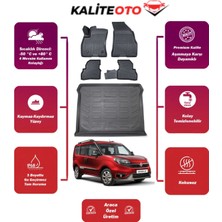 Fiat Doblo 2011 Model Bagaj Havuzu+4d Araca Özel Havuzlu Paspas Takımıı Prqx