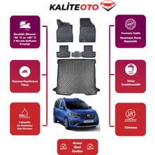 Renault Express 2021 Model Bagaj Havuzu+4d Araca Özel Havuzlu Paspas Takımıı Prqx