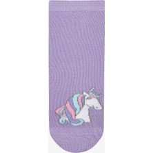Penti Kız Çocuk Unicorn Çok Renkli 3lü Soket Çocuk