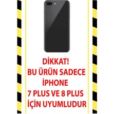 3gen Case iPhone  7 Plus & iPhone  8 Plus Sevimli Kuzu 3D Oyuncak Tasarımlı El Geçmeli Renkli Silikon Kılıf