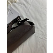 Elfco Nicole Kadın Acı Kahve Tasarım Askılı Çanta