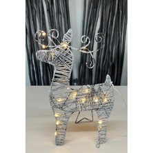 LED Işıklı Geyik Ferforje