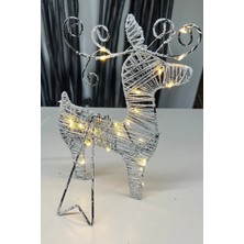 LED Işıklı Geyik Ferforje