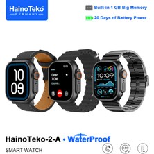 Beemen Hainoteko Germany Ultra 2A 49MM Akıllı Saat 3 Kordon 1gb Hafıza Su Geçirmez Uzun Pil Ömrü