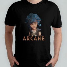 Pixxa Arcane Isha - Isha %100 Pamuklu Bisiklet Yaka T-Shirt Model 1
