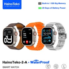 Beemen Hainoteko Germany Ultra 2A 49MM Akıllı Saat 3 Kordon 1gb Hafıza Su Geçirmez Uzun Pil Ömrü