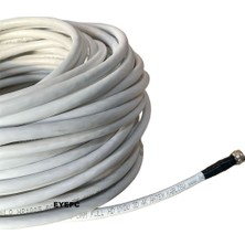 30 Metre Lnb Elenbi Uydu Cihazı Kablosu Hazır Uçlu Anten Kablosu Rgu U6
