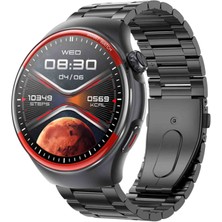 Beemen Watch 4 Pro Premium SW55 Akıllı Saat Amoled Curved Ekran 3 Kordon