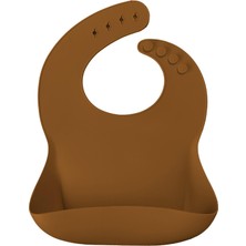 Oioi Basics Silikon Mama Önlüğü Woody Brown