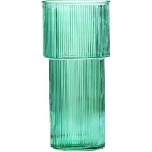 Bak Gel Al Ritka Yeşil Cam Vazo – Doğanın Tazeliğini Yansıtan Zarif Tasarım- Anneler Günü Hediyesi