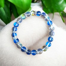 Mavi Termal Kuvars Bileklik - Doğal Taş Bileklik - Erkek Bileklik - Kadın Bileklik - Hediyelik Ürünler