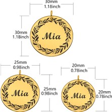 Huoxun Shop A Mavi Stil 20 mm Kaybolmayan Evcil Hayvan Kedi Köpek Adı Etiketleri Ücretsiz Kazıma Adres Etiketleri Köpek Yavrusu Aksesuarları Özelleştirilebilir Kedi Kolye Kimlik Plakası (Yurt Dışından)