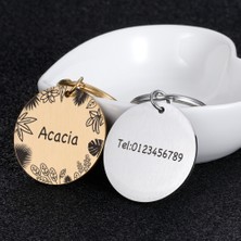 Huoxun Shop A Altın Tarzı 30 mm Kişiselleştirilmiş Köpek Kimlik Etiketleri Boyun Bandı Kimlik Etiketleri Özel Gravür Kolye Zincir Şans Malzemeleri Için Köpek Etiketi Ad Ürünleri Pet Aksesuarları (Yurt Dışından)