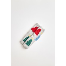 Katia & Bony Çocuk Yılbaşı Desenli soket Çorap Gri