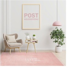 Luxess Halı Luxess Post Koleksiyonu Yumuşak Dekoratif Halı 1059 Pembe