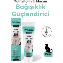 Vitpaw Multi Paste 100 Gr.(KEDİLER İÇİN BAĞIŞIKLIK GÜCLENDİRİCİ VE TÜY YUMAĞI ÖNLEYİCİ MULTİVİTAMİN) Kedi Vitamin