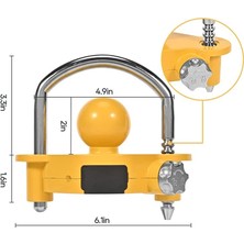 Suga Şifreli Universal Karavan & Römorkkaplin Güvenlik Kilidi