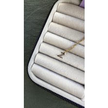 Queen Accessory Kalp Detayz Harf Kolye