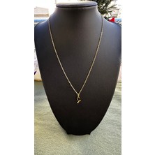 Queen Accessory Kalp Detay S Harf Kolye