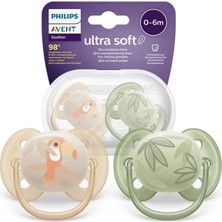 Philips Avent Ultra Soft Emzik 0-6 Ay, 2'li Paket, Erkek SCF091/07