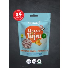 Mixmey Hindistan Cevizi Kaplamalı Portakal Topu 90gr x 4 Adet