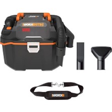 Worx WX031.9 20VOLT 200W/16KPA Li-Ion Kömürsüz Flexi Esnek Hortumlu Islak/kuru Süpürge & Üfleme (Akü Dahil Değildir)