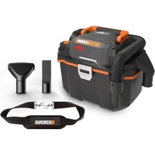 Worx WX031.9 20VOLT 200W/16KPA Li-Ion Kömürsüz Flexi Esnek Hortumlu Islak/kuru Süpürge & Üfleme (Akü Dahil Değildir)