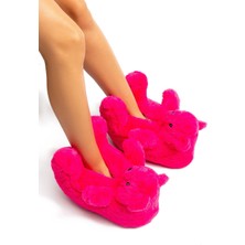 Twigy Pookie Kadın Hayvanlı Panduf Fuşya 36/41