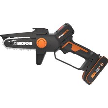 Worx WG325E 20 Volt 2.0 Ah Li-ion 12 cm Şarjlı Kömürsüz Zincirli Testere