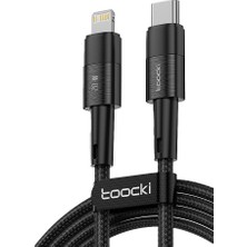 Toocki TQ-X08FL 1m 20W Hasırlı Type-C To Lightning Pd Hızlı Şarj Kablosu