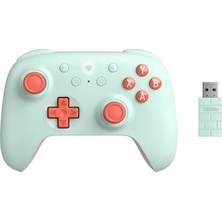 8bitdo Ultimate 2c Kablosuz 2.4g Oyun Kolu Pc Android Hall Effect Joystick Mint Orange