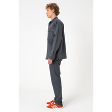 BLAYF Layf Soft Grey Jean Gömlek