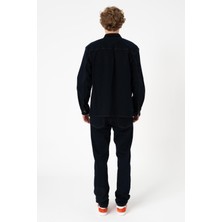 BLAYF Layf Dark Marbel Jean Gömlek