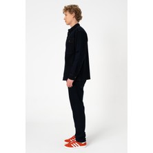 BLAYF Layf Dark Marbel Jean Gömlek