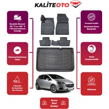 Opel Corsa E 2017 Model Bagaj Havuzu+4d Araca Özel Havuzlu Paspas Takımıı Prqx