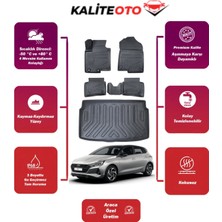 Hyundai I20 2021 Model Bagaj Havuzu+4d Araca Özel Havuzlu Paspas Takımıı Prqx