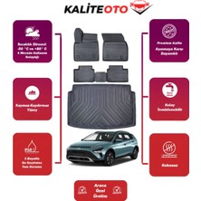 Hyundai Bayon 2024 Model Bagaj Havuzu+4d Araca Özel Havuzlu Paspas Takımıı Prqx