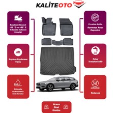 Volvo V90 2019 Model Bagaj Havuzu+4d Araca Özel Havuzlu Paspas Takımıı Prqx