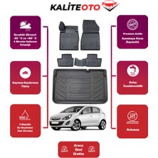 Opel Corsa D 2009 Model Bagaj Havuzu+4d Araca Özel Havuzlu Paspas Takımıı Prqx